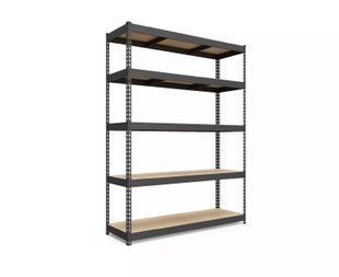 Стеллаж металлический Титан КД 3120х1800х600, 300 кг/полку, 5 полок, ДСП, крашеный 5103 фото