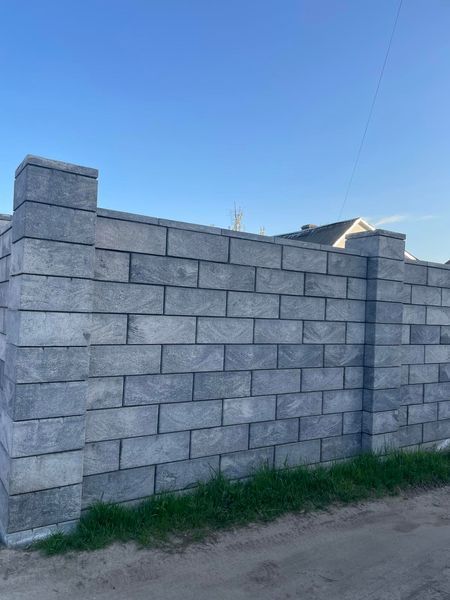 Блок для забора 500х200х200 Лате 4010 фото