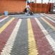 Тротуарна плитка Кирпичик 200х100, 40мм Графіт 3083 фото 1