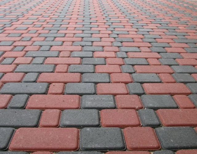 Тротуарна плитка Старе місто 40 мм Червоний 3035 фото