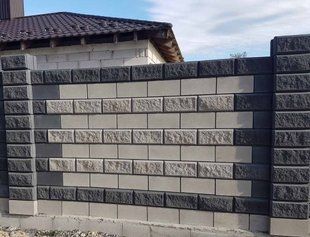 Блок декоративный односторонний скол 400х200х200 3255 фото