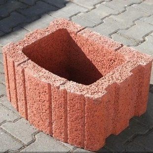 Квітник бетонна квадратна 3346 фото