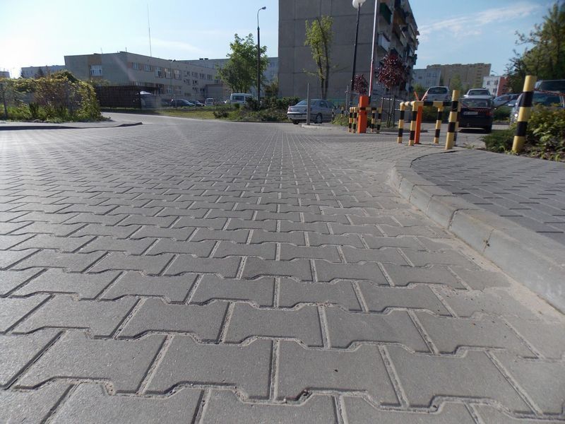 Тротуарна плитка Гантеля 100 мм Сірий 3157 фото